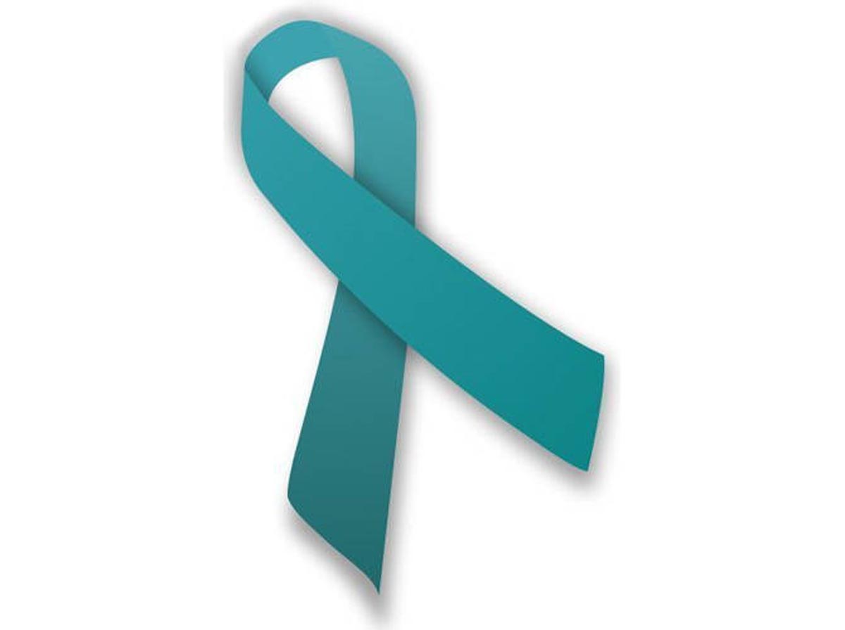 Cervical Cancer Ribbon Svg